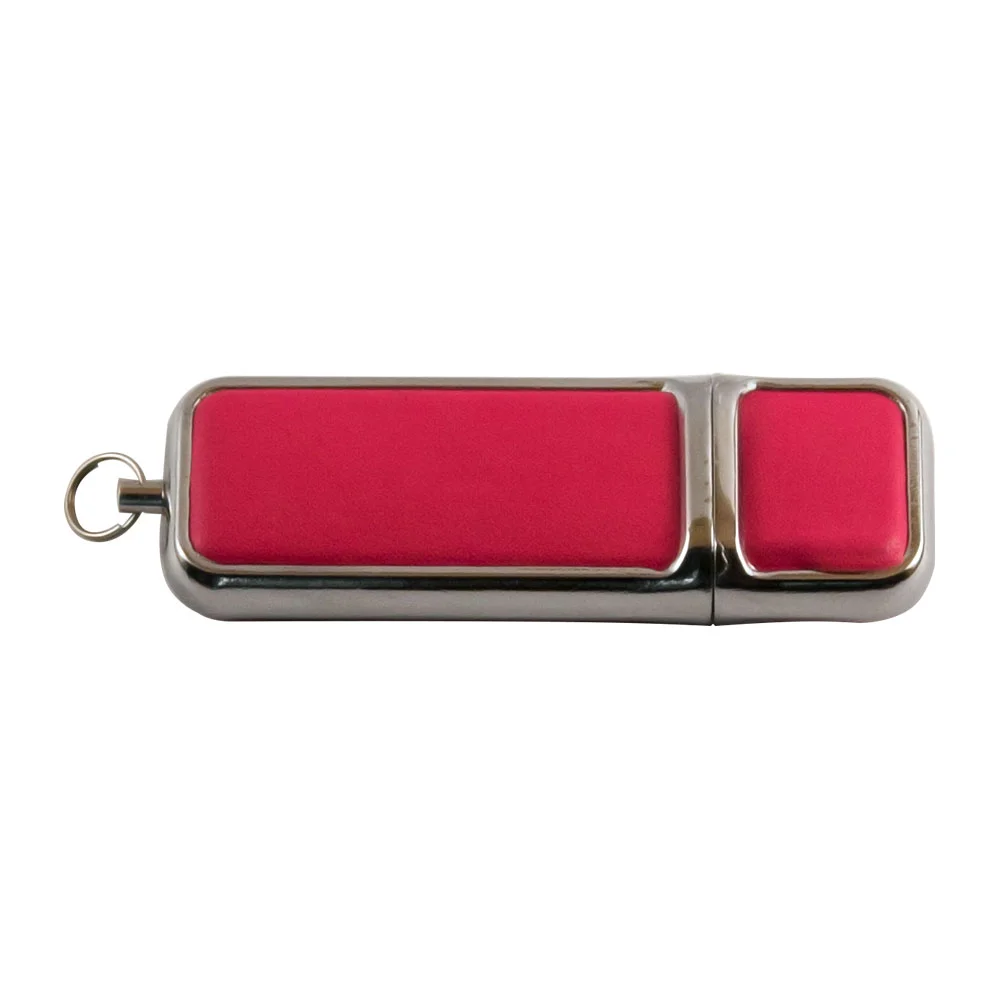 Флешка Кожаная Рудис Rudis N277 розовый 64 Гб - фото 7