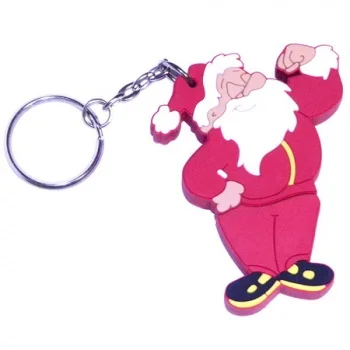 Флешка Резиновая Дед Мороз Santa Claus Darius Q279 красный 2 Гб - фото 3