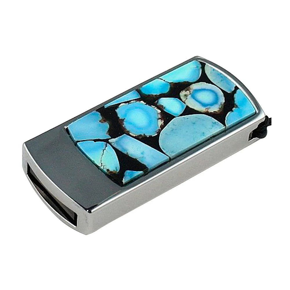 Флешка Каменная Бирюза Turquoise Stone C G293 - фото 3