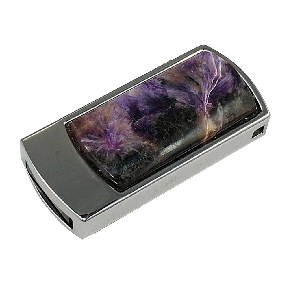 Флешка Каменная Чароит Charoite Stone F G294 - фото 2