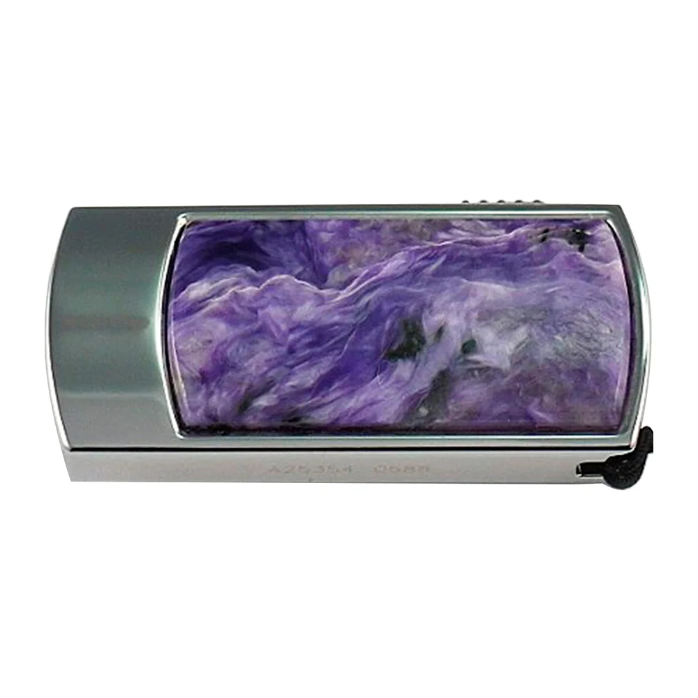 Флешка Каменная Чароит Charoite Stone S G294 фиолетовый 8 Гб - фото 5