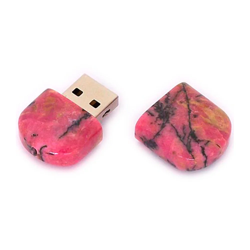 Флешка Каменная Родонит Rhodonite Stone Z G296 розовый 8 Гб - фото 2