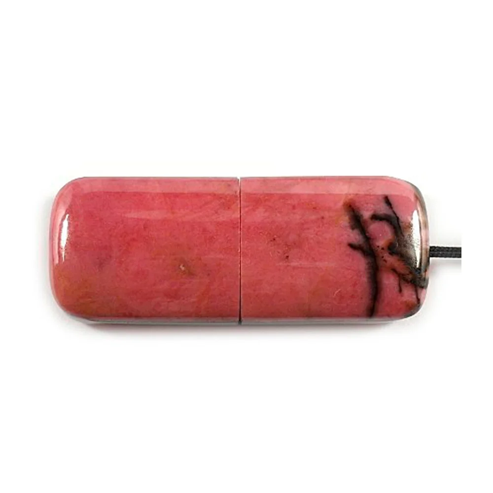 Флешка Каменная Родонит Rhodonite Stone S G296 красный 64 Гб - фото 6