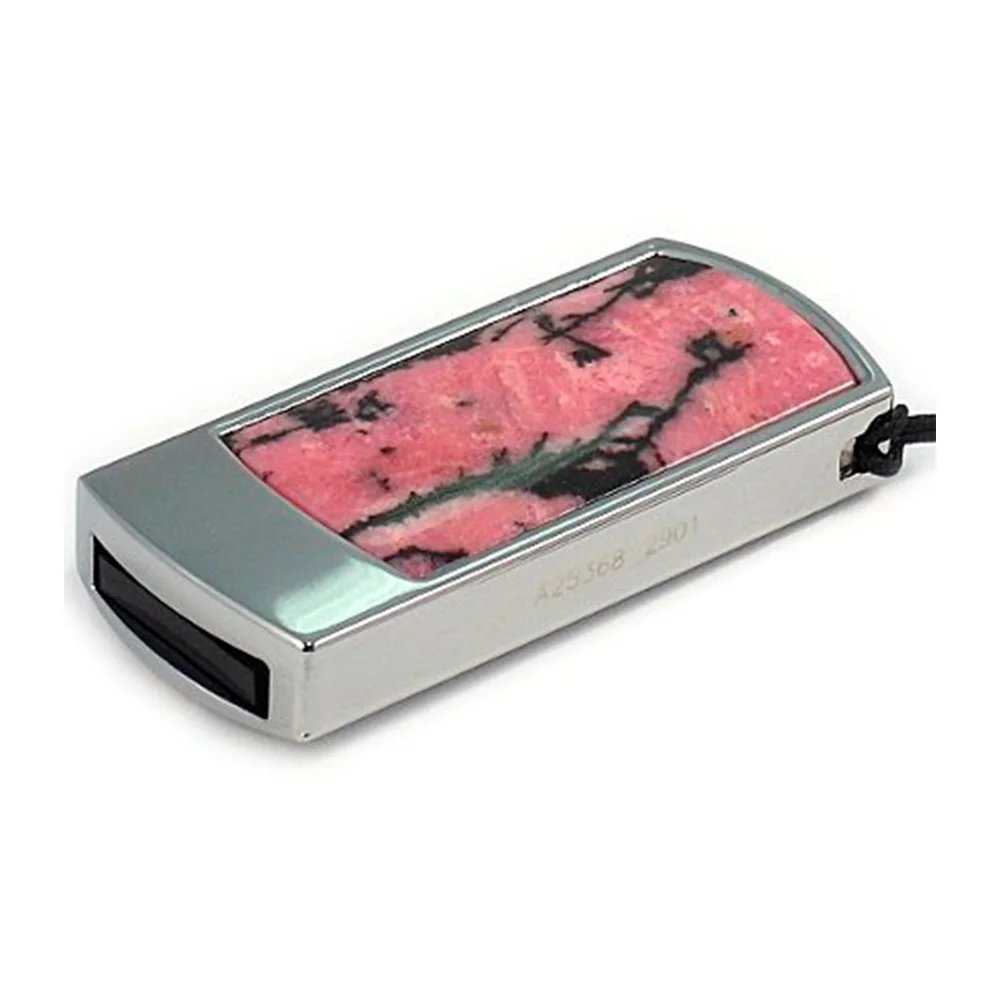 Флешка Каменная Родонит Rhodonite Stone F G296 розовый 2 Гб - фото 1