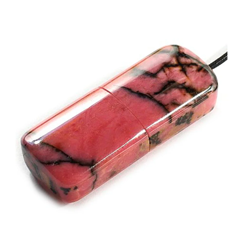 Флешка Каменная Родонит Rhodonite Stone S G296 красный 4 Гб - фото 1