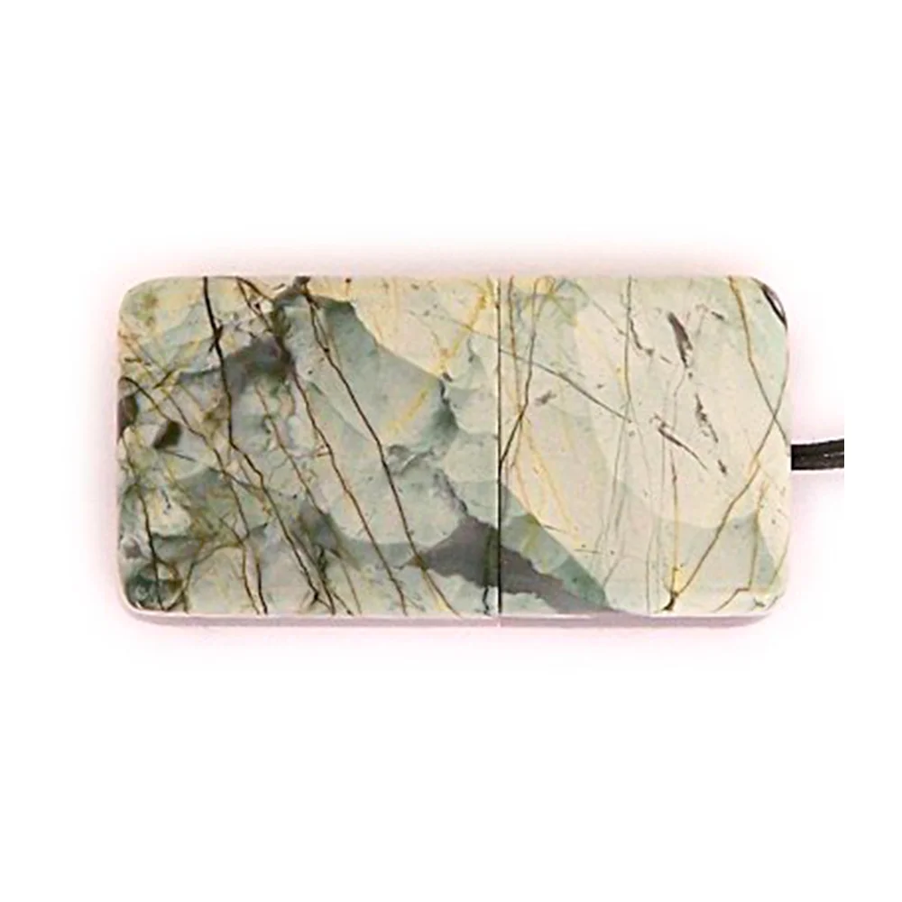 Флешка Каменная Яшма Jasper Stone X G298 серая 16 Гб Серый - фото 3