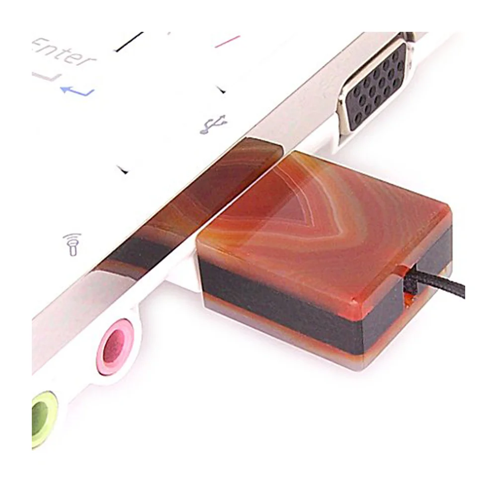 Флешка Каменная Агат Agate Stone R G300 оранжевый 8 Гб - фото 5