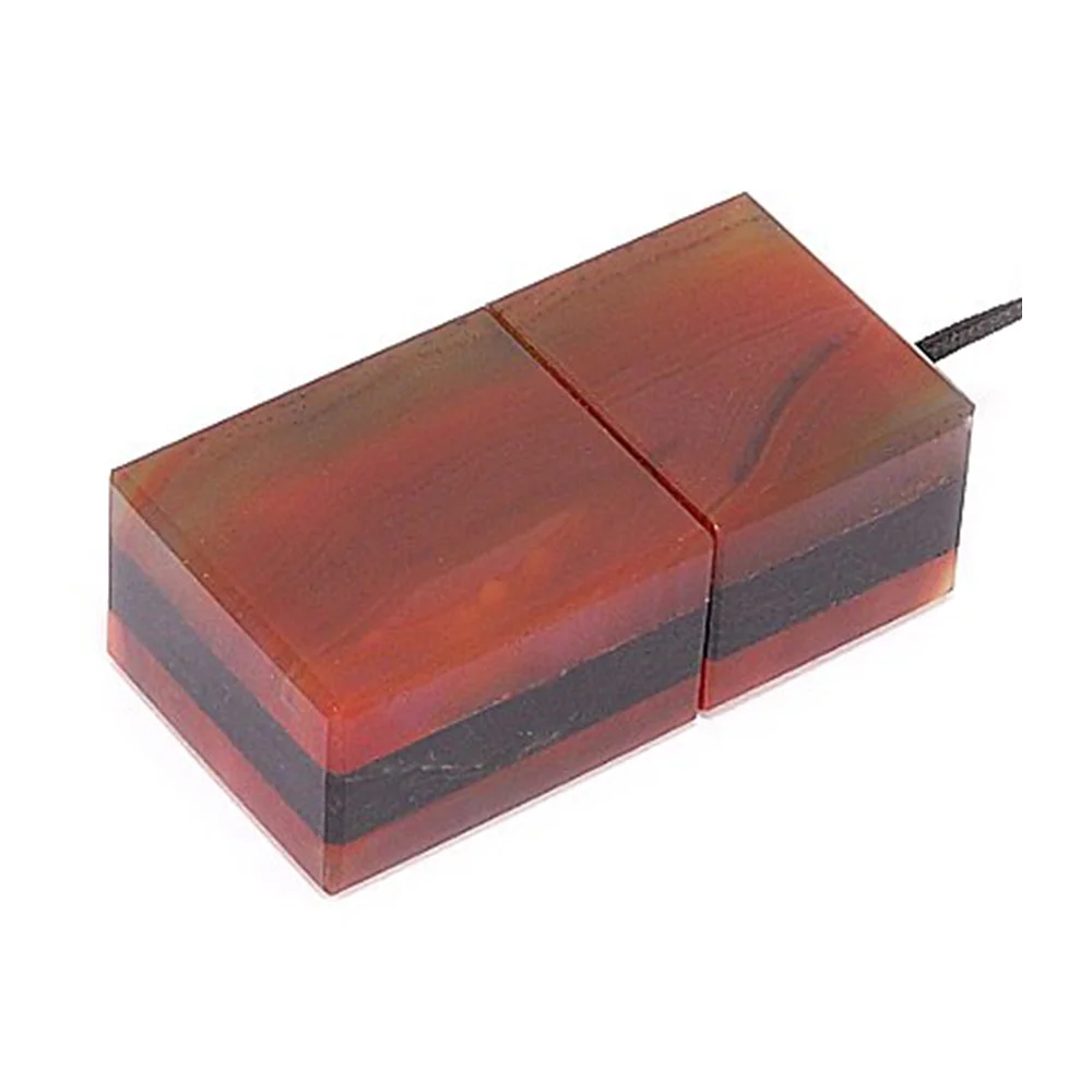 Флешка Каменная Агат Agate Stone W G300 оранжевый 8 Гб - фото 1