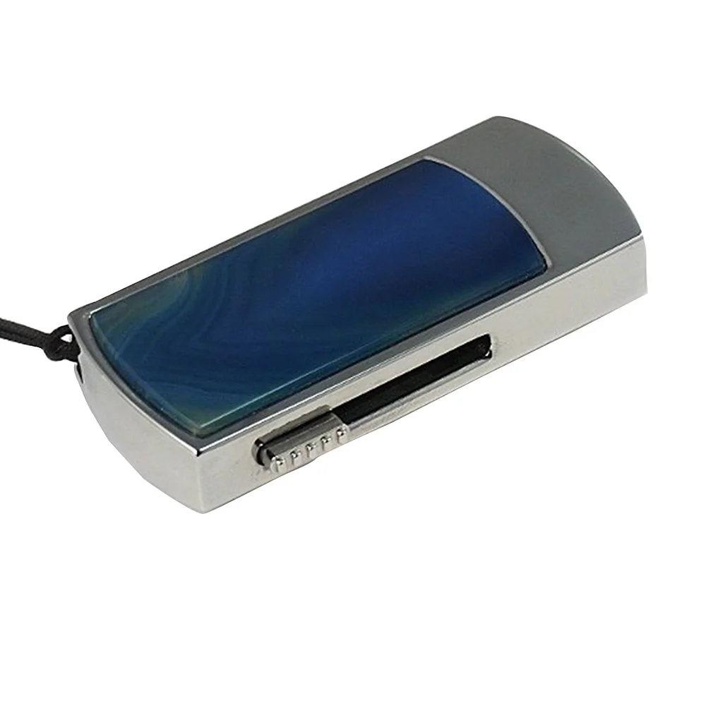 Флешка Каменная Агат Agate Stone A G300 синий 16 Гб - фото 3