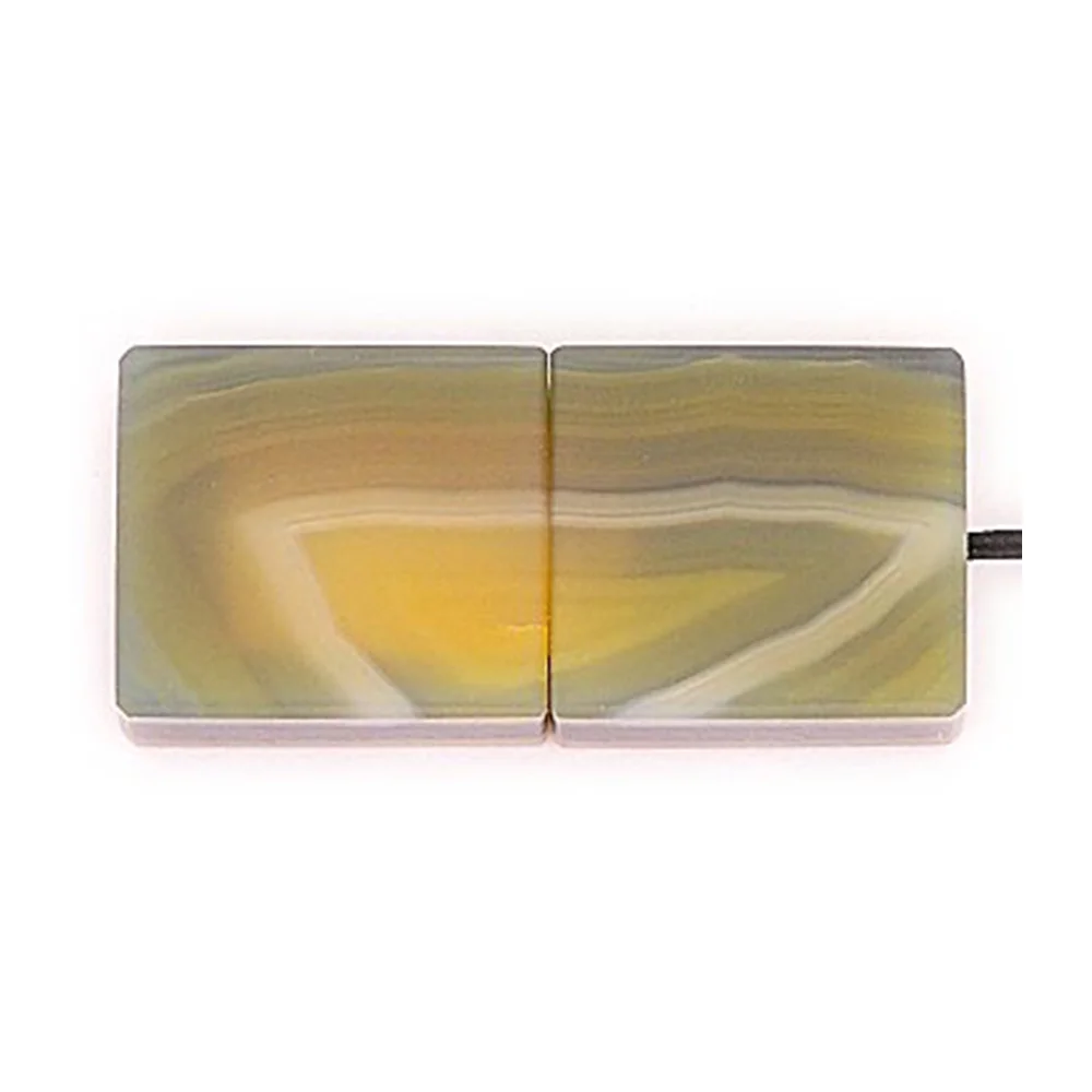 Флешка Каменная Агат Agate Stone Q G300 желтый 32 Гб - фото 4