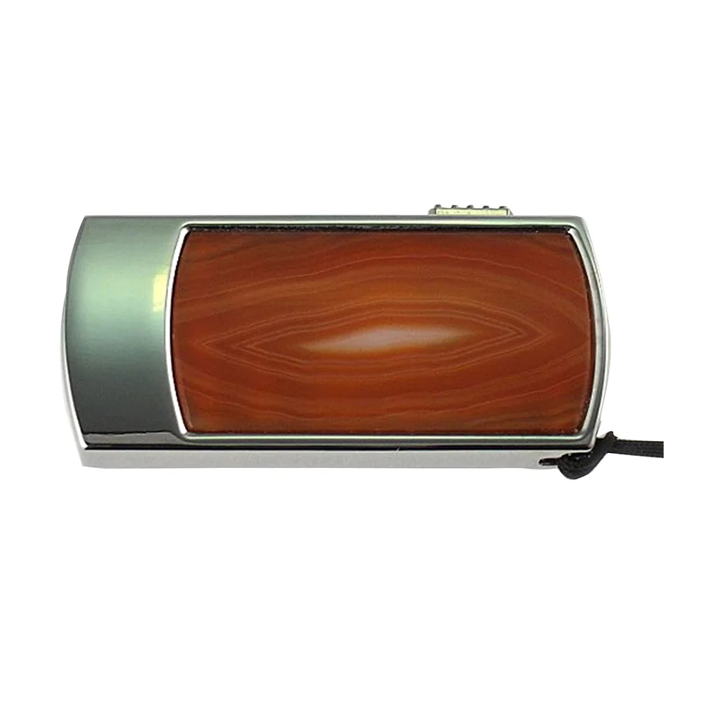 Флешка Каменная Агат Agate Stone C G300 оранжевый 64 Гб - фото 5