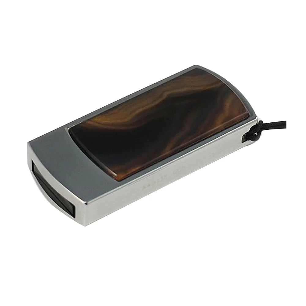 Флешка Каменная Агат Agate Stone B G300 коричневый 512 Гб - фото 1