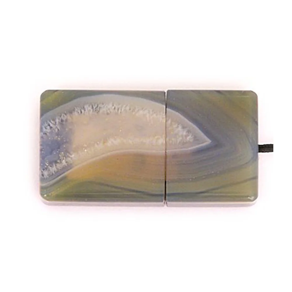 Флешка Каменная Агат "Agate Stone M" G300 желтый 1 ТБ - фото 3