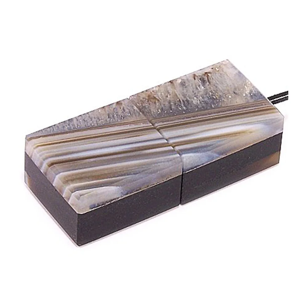 Флешка Каменная Агат "Agate Stone S" G300 серый 1 Гб - фото 1
