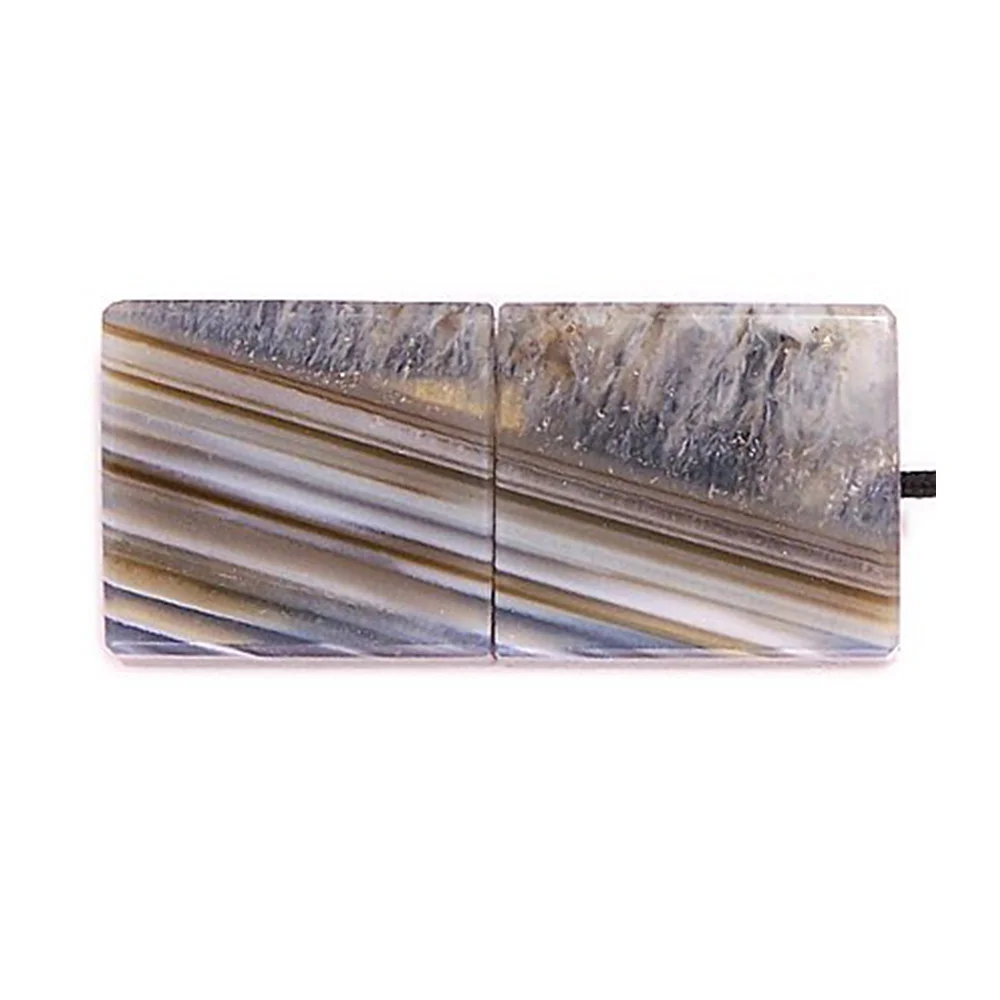 Флешка Каменная Агат "Agate Stone S" G300 серый 1 Гб - фото 3