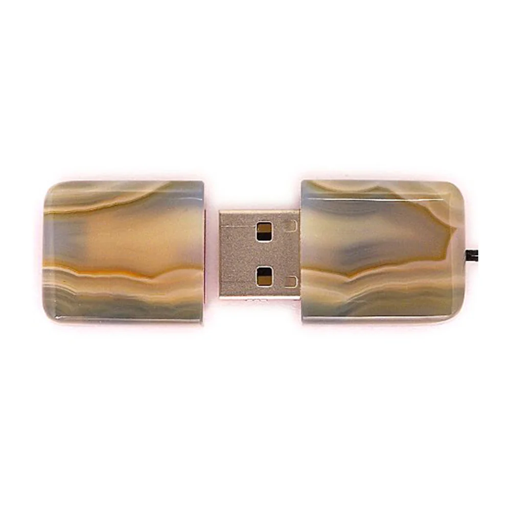 Флешка Каменная Агат Agate Stone T G300 желтый 256 Гб - фото 5