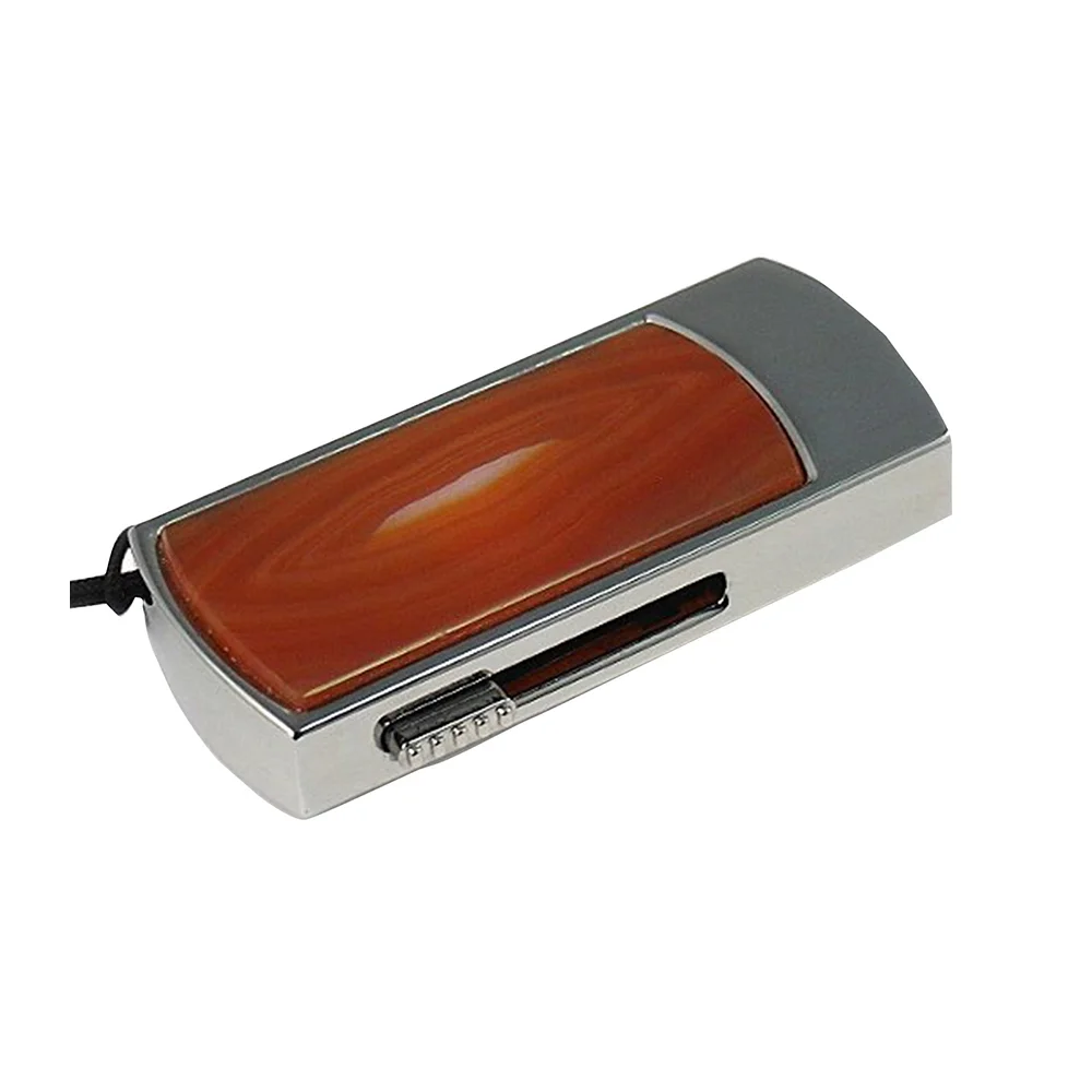 Флешка Каменная Агат Agate Stone C G300 оранжевый 2 Гб - фото 3