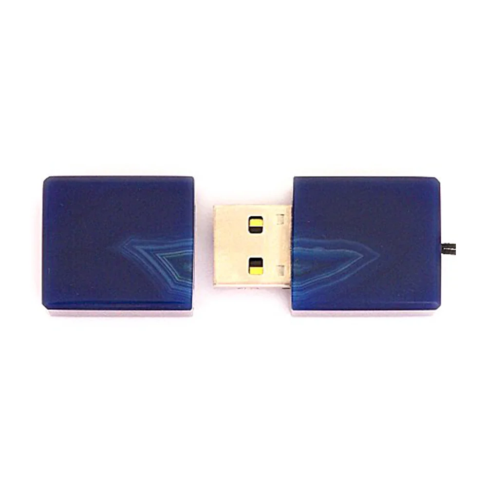 Флешка Каменная Агат "Agate Stone P" G300 синий 4 Гб - фото 5