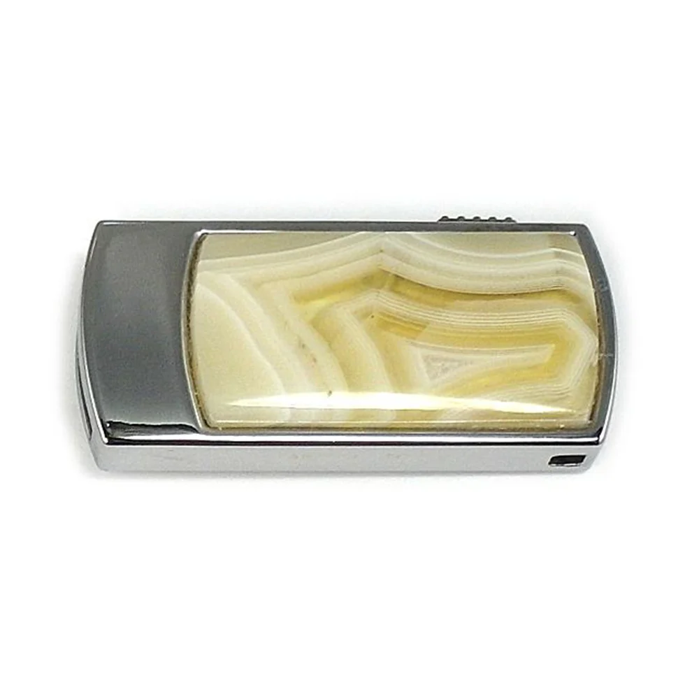 Флешка Каменная Агат Agate Stone H G300 желтый 2 Гб - фото 5