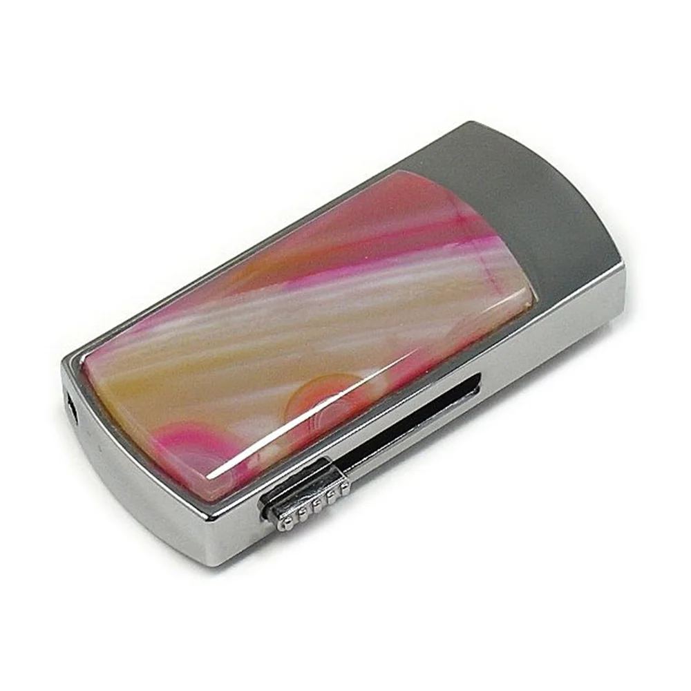 Флешка Каменная Агат Agate Stone F G300 розовый 512 Гб - фото 3