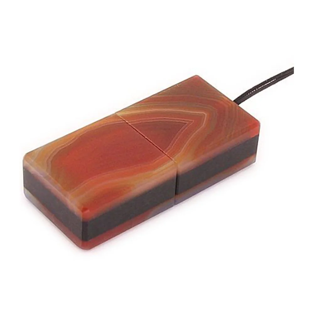 Флешка Каменная Агат Agate Stone R G300 оранжевый 2 Гб - фото 1