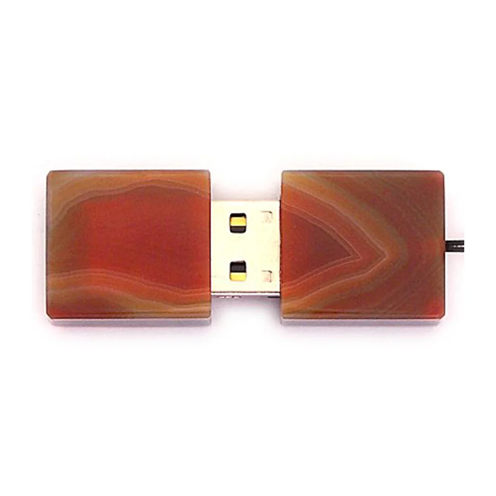 Флешка Каменная Агат Agate Stone R G300 оранжевый 2 ТБ - фото 3