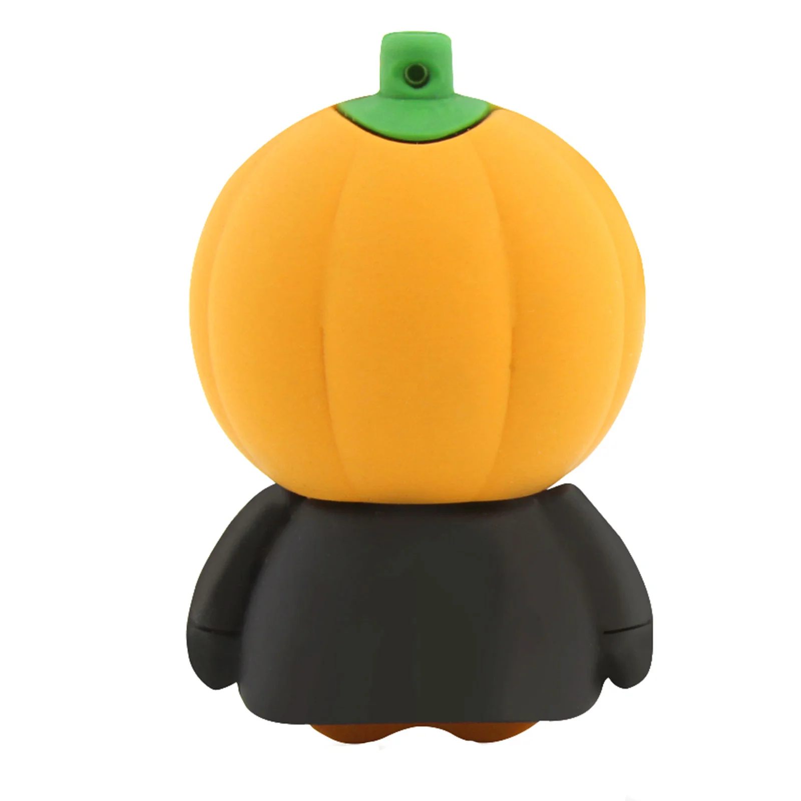 Флешка Резиновая Злая Тыква Evil Pumpkin S301 оранжевый-черный 4 Гб - фото 5