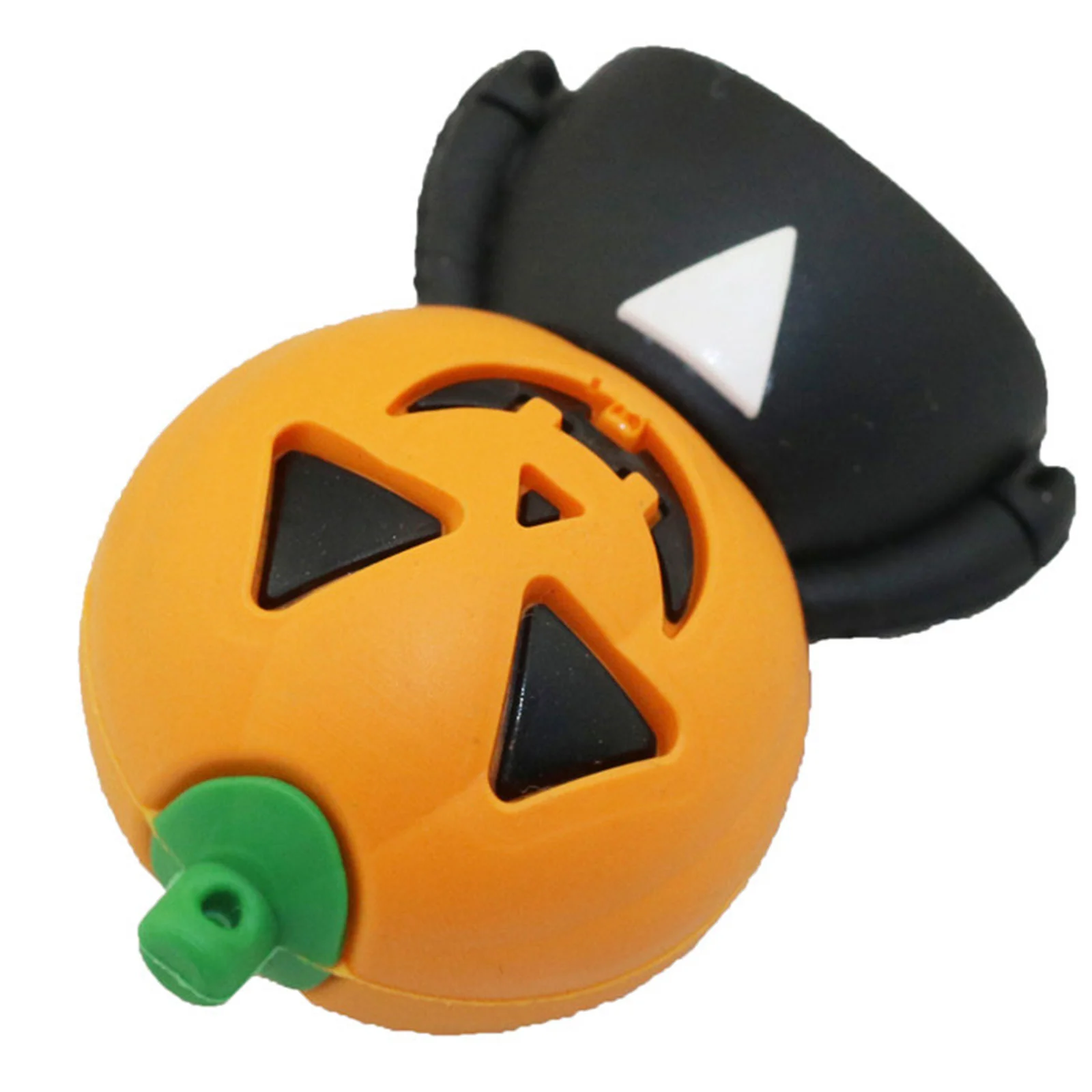 Флешка Резиновая Злая Тыква Evil Pumpkin S301 оранжевый-черный 4 Гб - фото 7