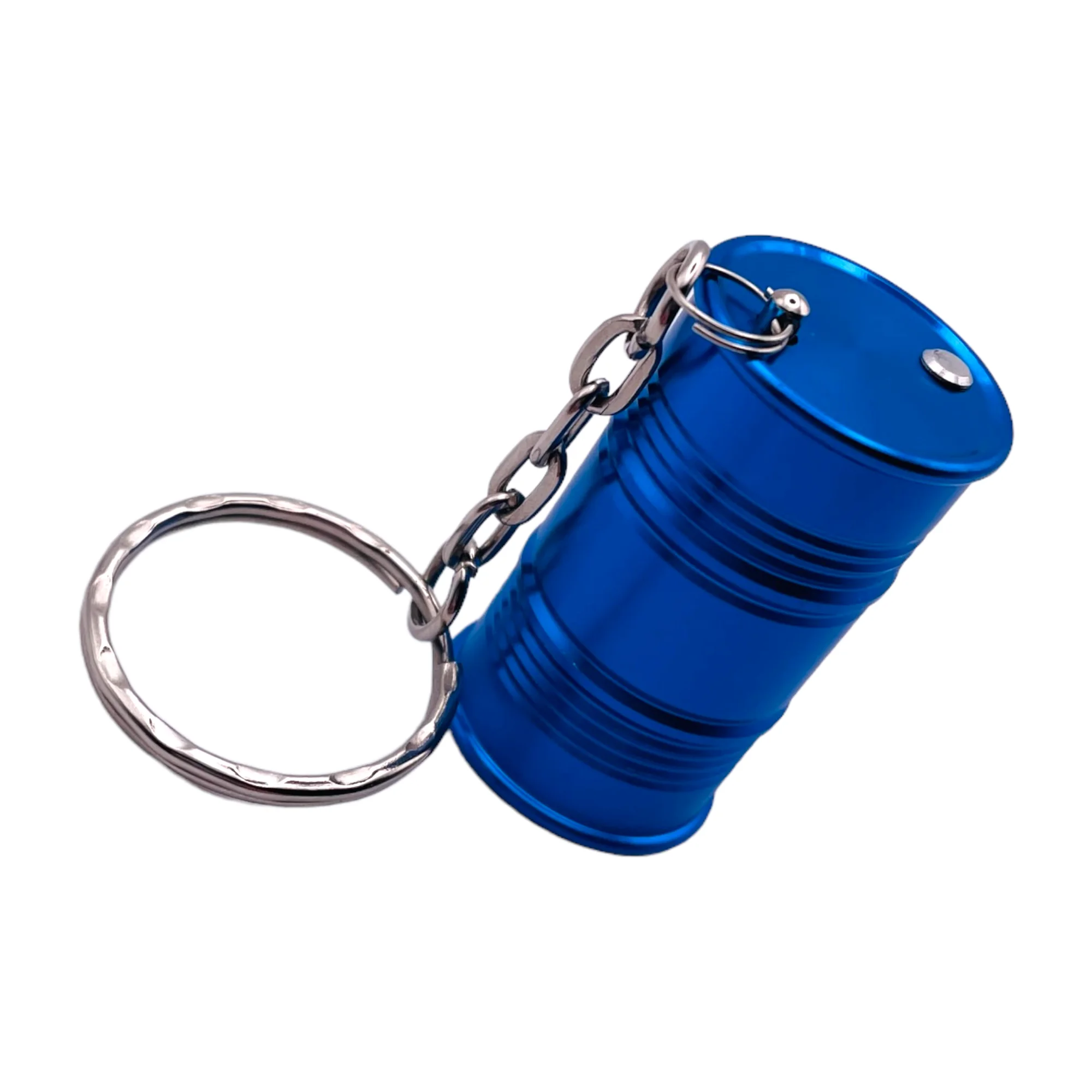 Флешка Металлическая Бочка Barrel R299 синяя 16 Гб - фото 3