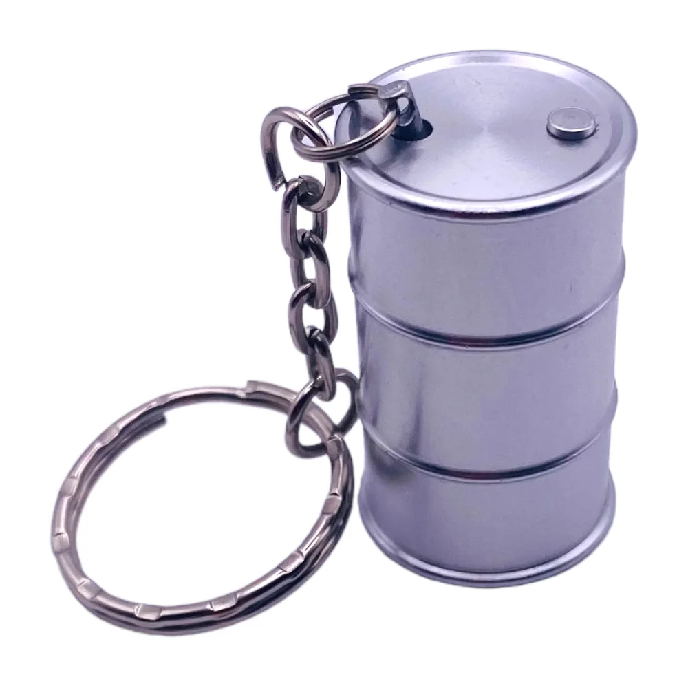 Флешка Металлическая Бочка Barrel R299 серебряный 2 ТБ - фото 1