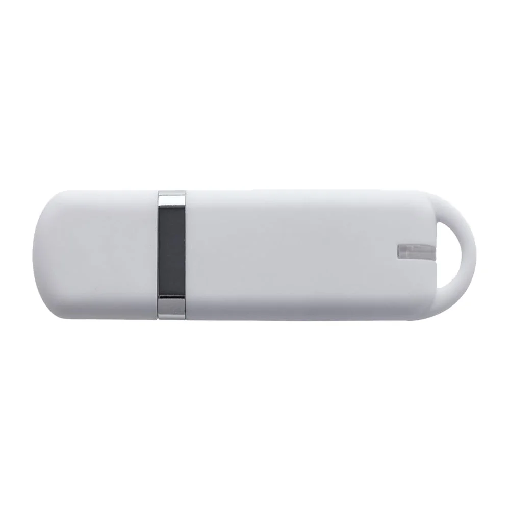 Флешка Пластиковая Мемо Софт-тач Memo Soft-touch S315 белый 4 Гб - фото 3