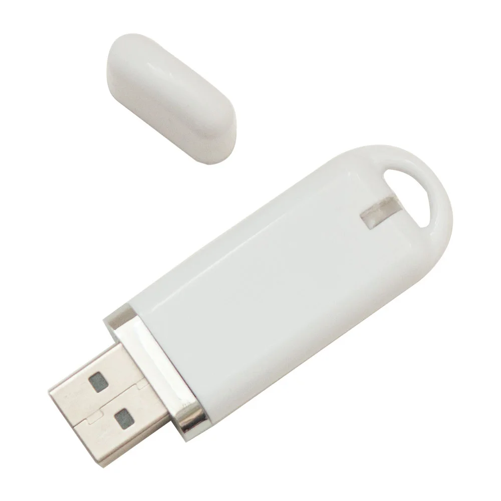 Флешка Пластиковая Мемо \Memo\ S315 белый глянец 1 Гб - фото 3