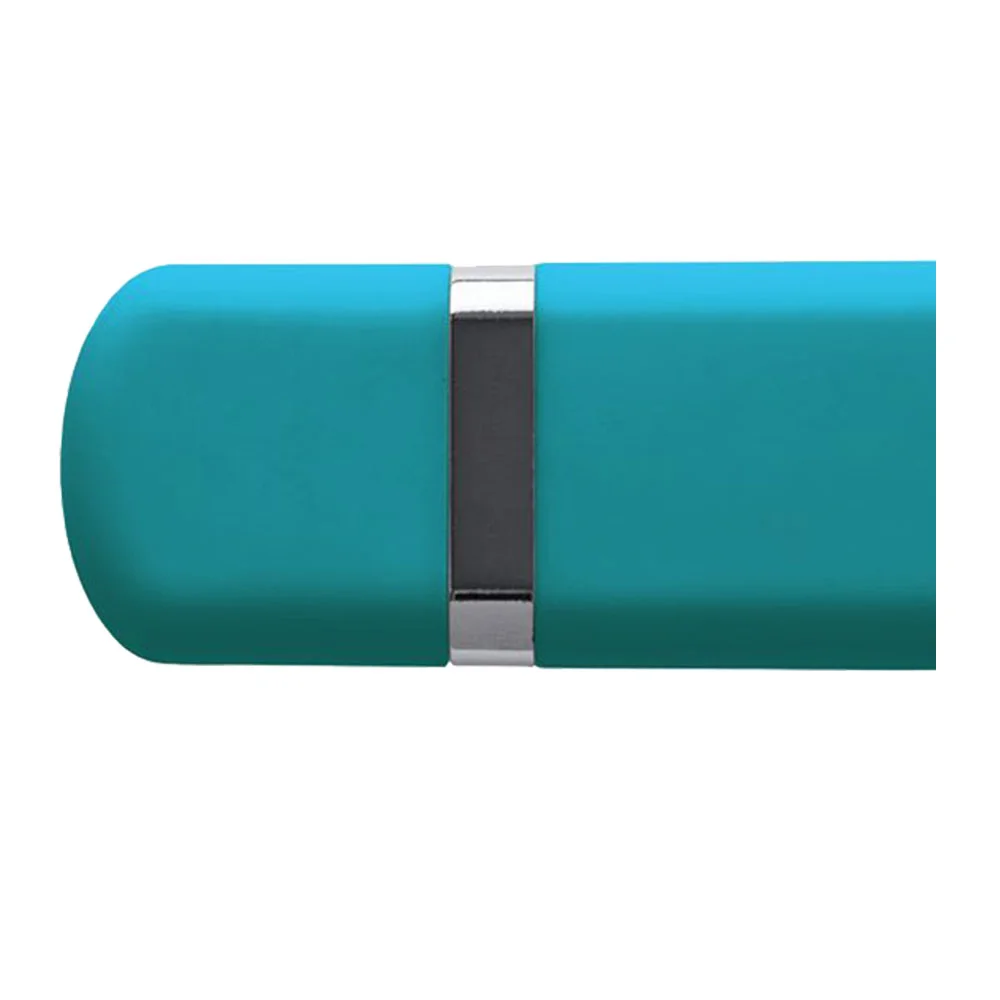 Флешка Пластиковая Мемо Софт-тач Memo Soft-touch S315 бирюзовый 512 Гб - фото 5