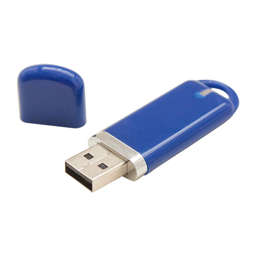 Флешка Пластиковая Мемо Memo S315 синий глянец 256 Мб - фото 2