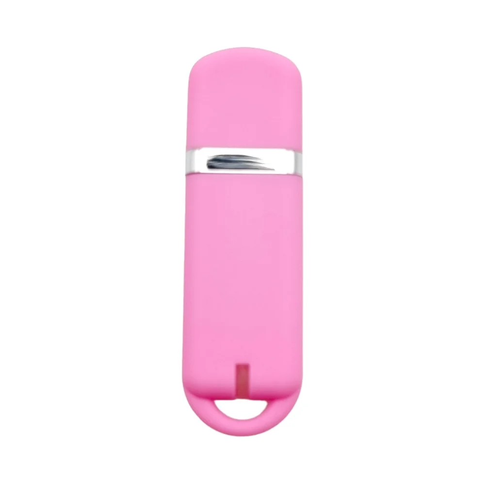Флешка Пластиковая Мемо Софт-тач Memo Soft-touch S315 розовый 4 Гб - фото 7