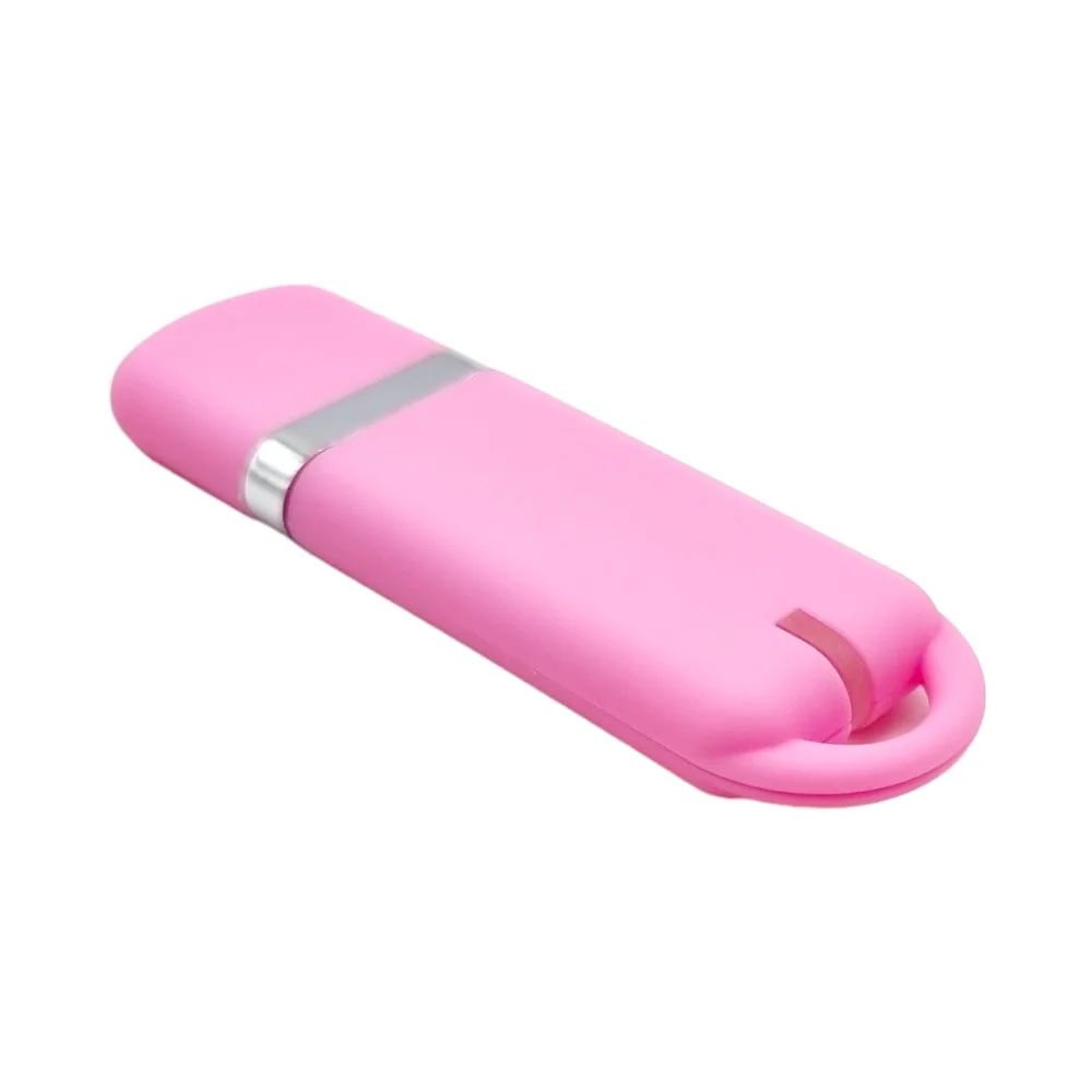 Флешка Пластиковая Мемо Софт-тач Memo Soft-touch S315 розовый 8 Гб - фото 4