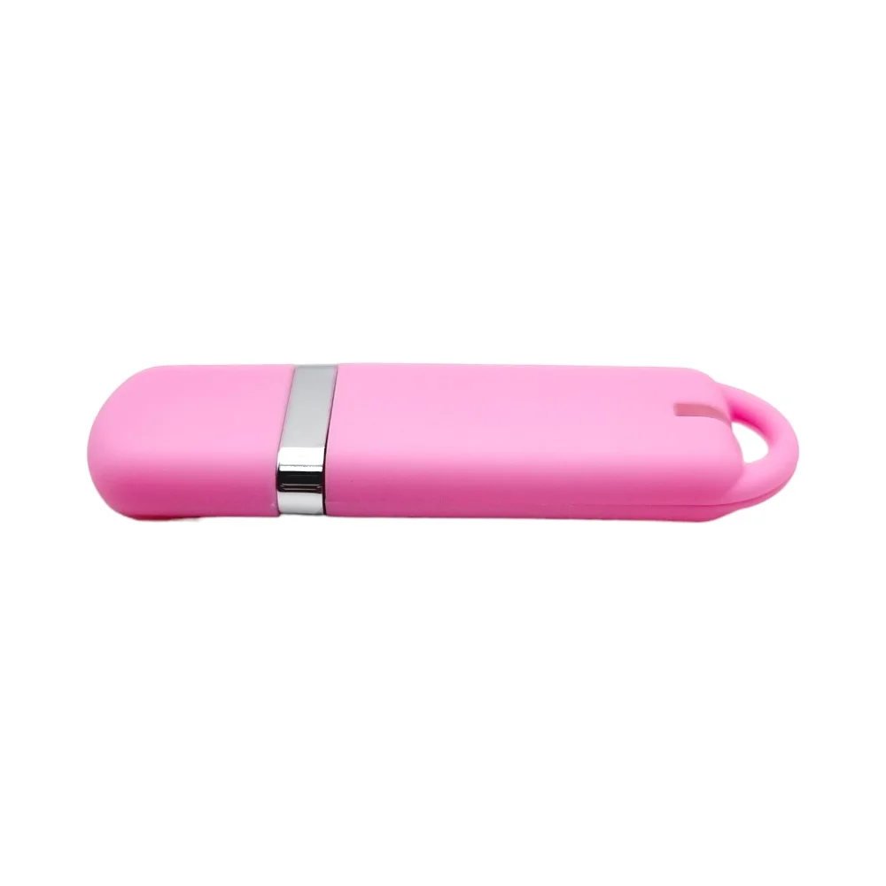 Флешка Пластиковая Мемо Софт-тач Memo Soft-touch S315 розовый 1 ТБ - фото 2