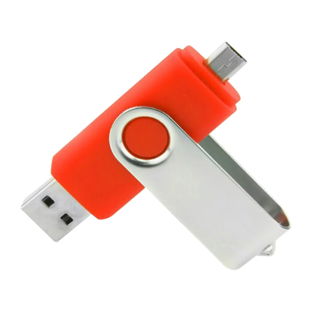 Флешка Пластиковая Твистер Дуал Twister Dual S319 красный 32 Гб - фото 6
