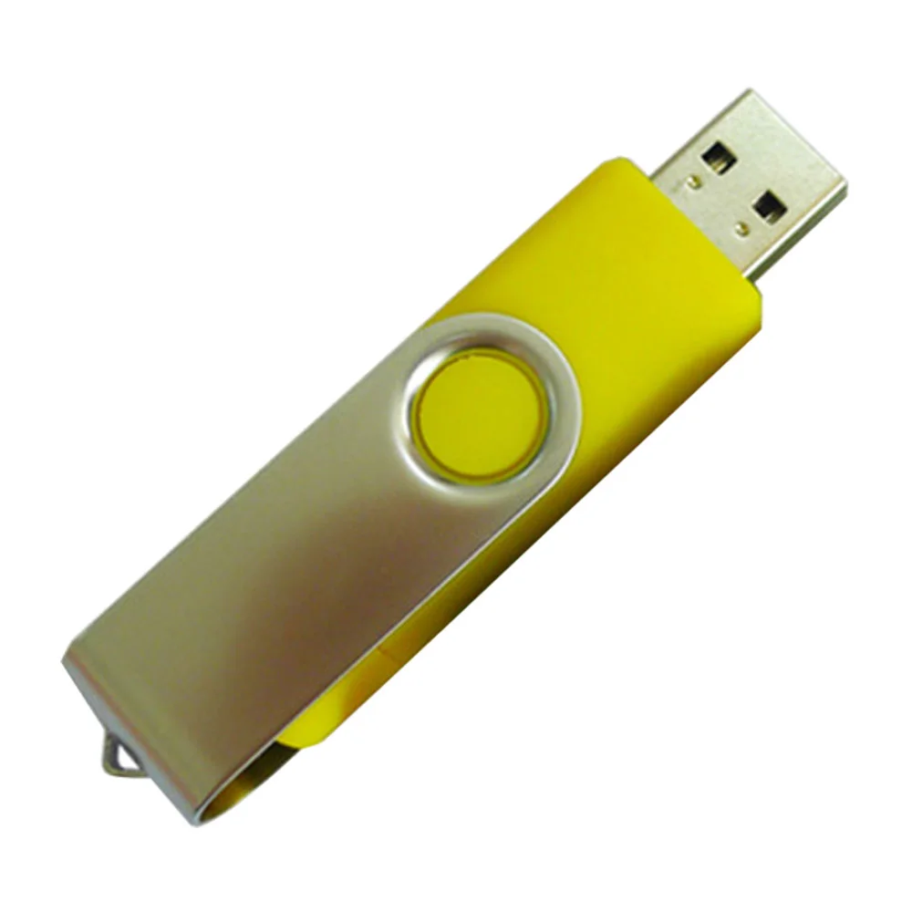 Флешка Пластиковая Твистер Дуал Twister Dual S319 желтый 64 Гб - фото 9