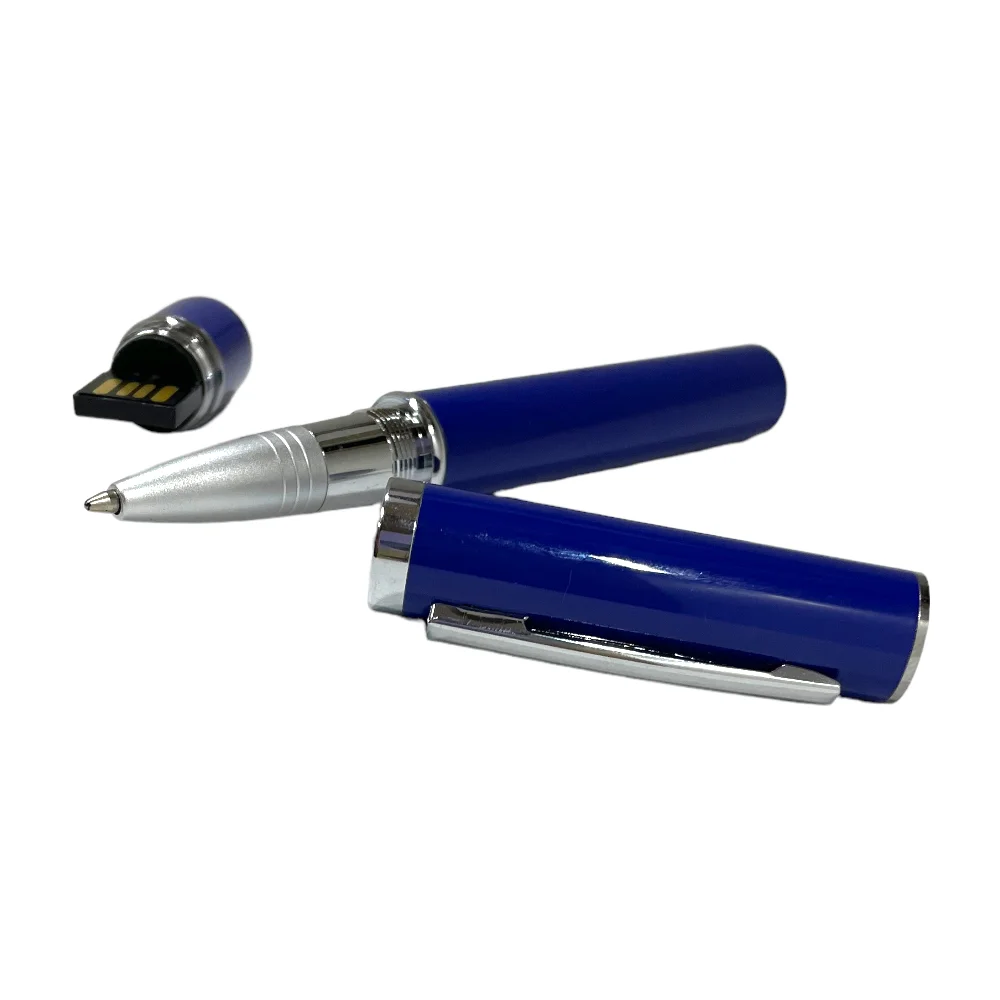 Флешка Металлическая Ручка Бона Pen Bona R324 синий 8 Гб - фото 6