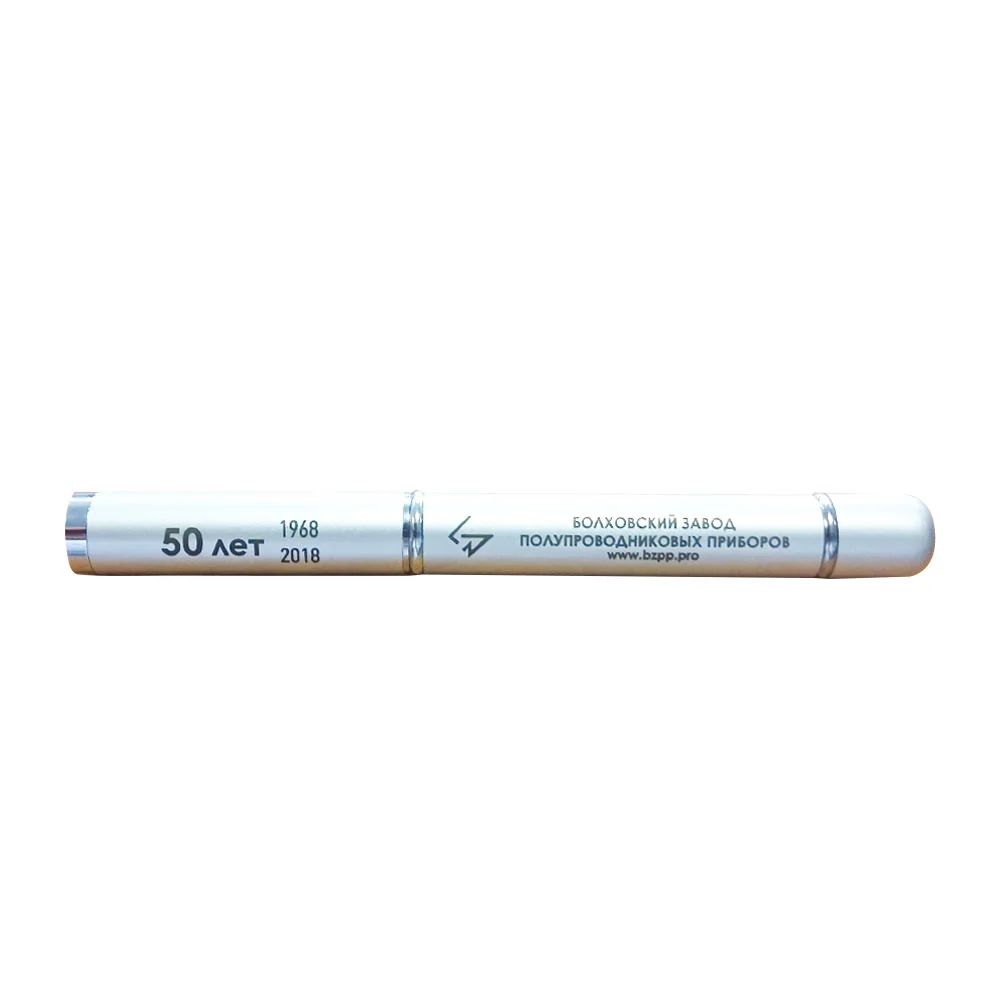 Флешка Металлическая Ручка Бона Pen Bona R324 серебряный 1 Гб - фото 8
