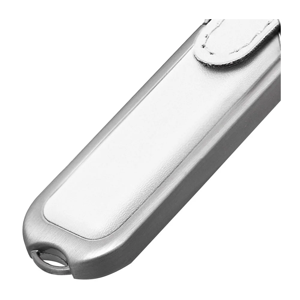 Флешка Кожаная Хеликс Helix N326 белый 4 ГБ - фото 5