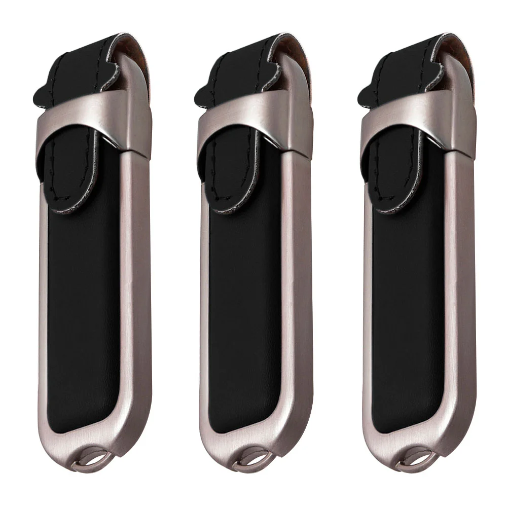 Флешка Кожаная Хеликс Helix N326 черный 1 ГБ - фото 9