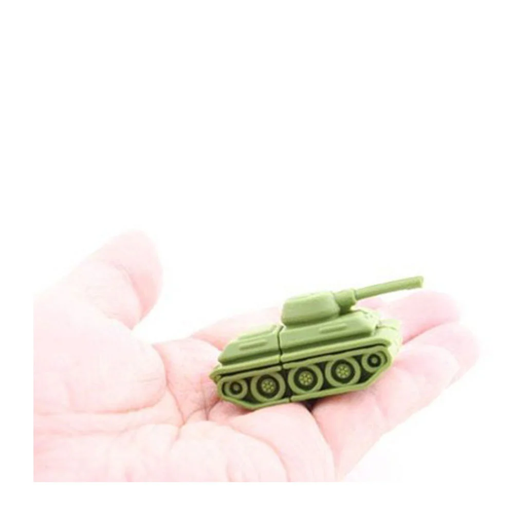 Флешка Резиновая Танк Tank Q335 зеленый 16 Гб - фото 5