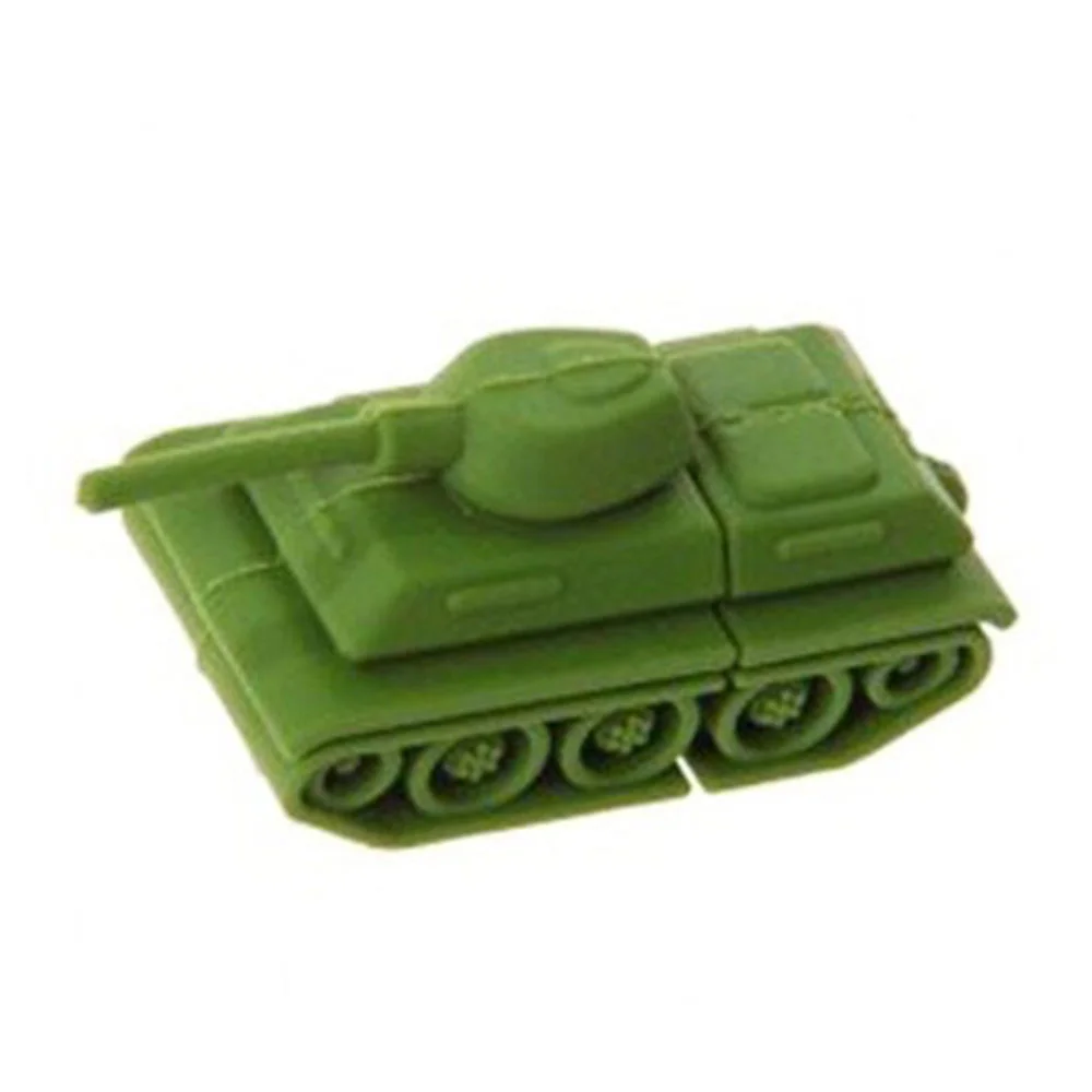 Флешка Резиновая Танк Tank Q335 зеленый 16 Гб - фото 6