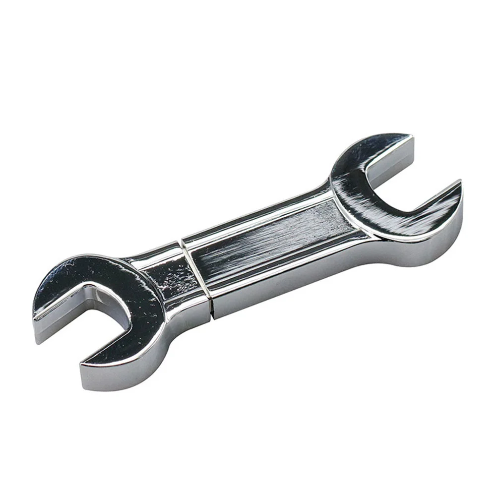 Флешка Металлический Гаечный Ключ Wrench R336 Double серебряный 32 Гб - фото 2