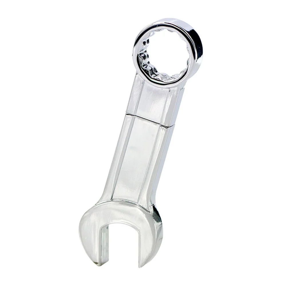 Флешка Металлический Гаечный Ключ Wrench R336 серебряный 1 Гб - фото 4