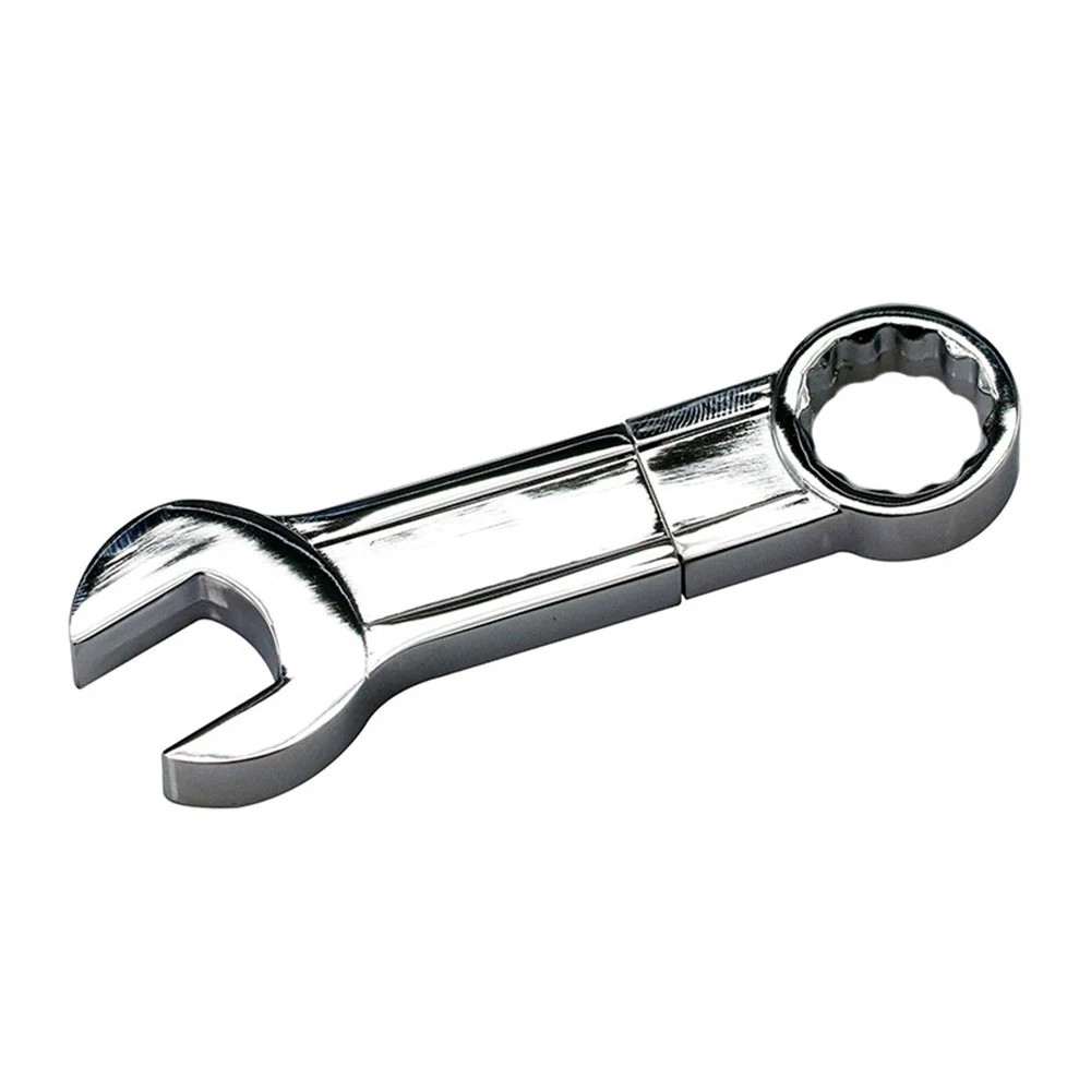 Флешка Металлический Гаечный Ключ Wrench R336 серебряный 1 Гб - фото 5