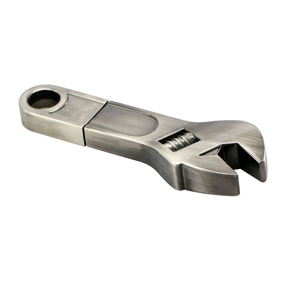 Флешка Металлический Гаечный Ключ Wrench R336 Screw бронзовый 32 Гб - фото 6