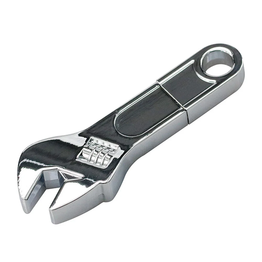 Флешка Металлический Гаечный Ключ Wrench R336 Screw серебряный 128 Гб - фото 3